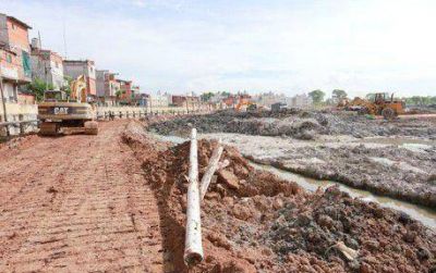 Recuperan el lago Soldati y retiran 300 toneladas de basura