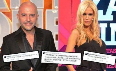 Pelado L�pez y sus sugestivos tweets cuando Viviana Canosa est� al aire