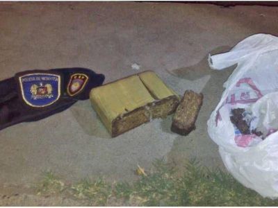 Incautaron medio kilo de marihuana y arrestaron a dos hombres durante un operativo en San Rafael
