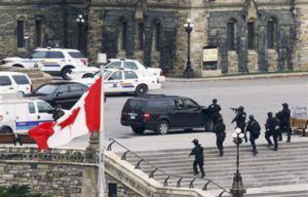 Trauma para Canad�: un ataque al Parlamento rompe la paz de Ottawa