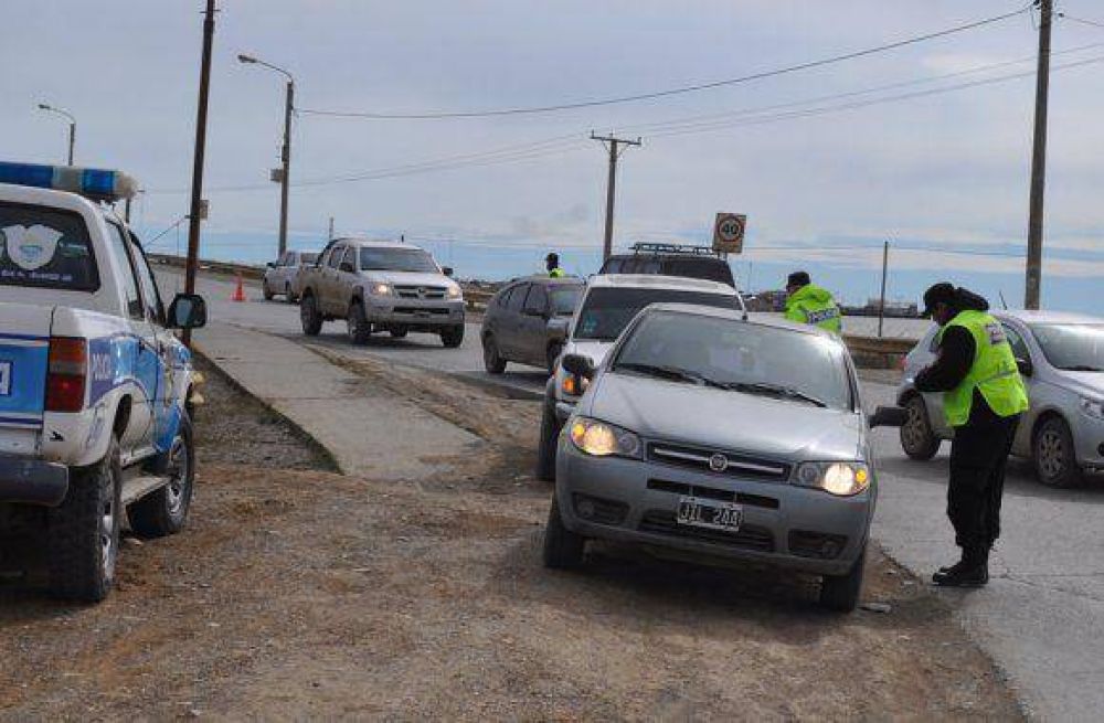 Comienzan a implementar controles en el acceso a la Margen Sur