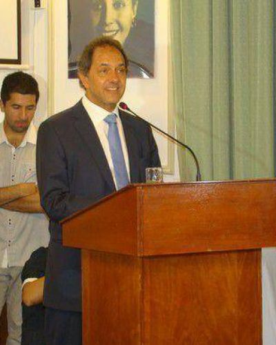 Scioli en San Luis: discursos gen�ricos, el legado de N�stor y su visi�n para el futuro de la Argentina