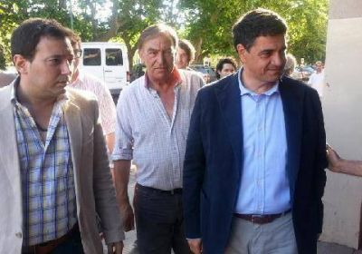Jorge Macri pas� por Luj�n, present� su concejal y se reuni� con el intendente