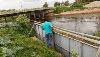 Obras P�blicas realiz� obras en arroyos para evitar desbordes