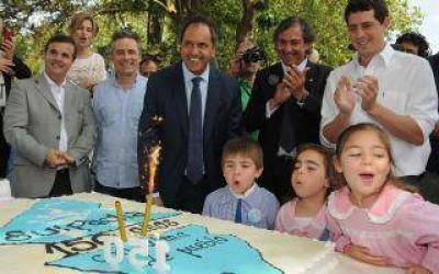 Scioli y Delfino encabezaron los festejos por el 150� aniversario de Suipacha
