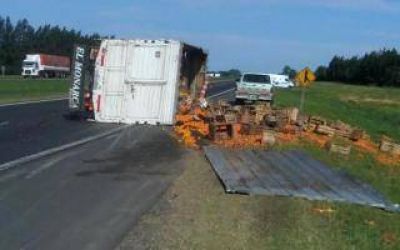 Accidente en Ruta 9 a la altura de Baradero