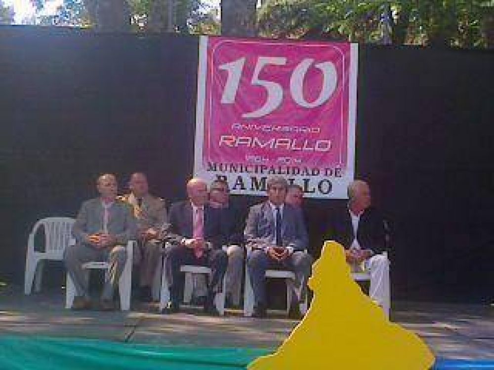 Acto y festejos por los 150 a�os de Ramallo