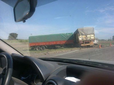Accidente fatal entre dos camiones en la ruta provincial N� 41