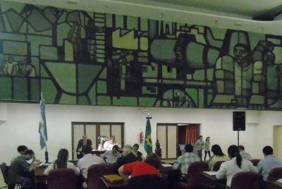 El Concejo Deliberante declar� Bien del Patrimonio Cultural al Mural de Pascual Di Bianco en Loma Negra