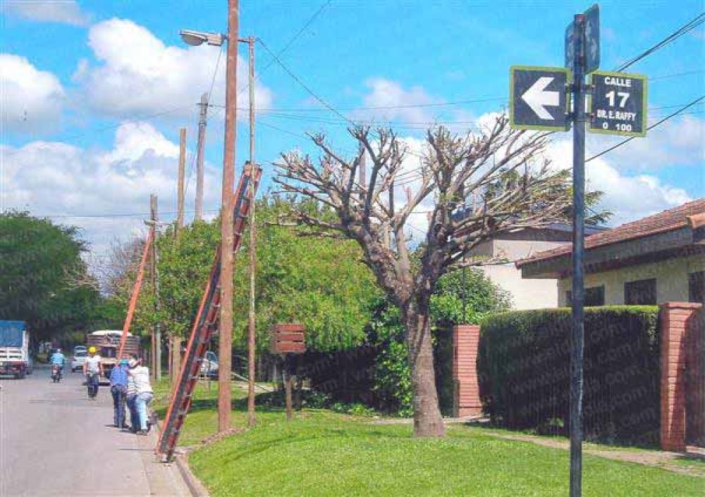 Llenan de postes las calles de City Bell: �No tienen permiso� 