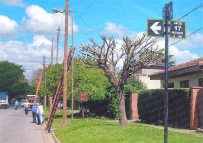 Llenan de postes las calles de City Bell: �No tienen permiso� 