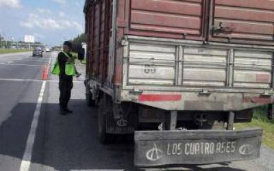 Brandsen: Detienen a camionero que circulaba por Ruta 2 borracho