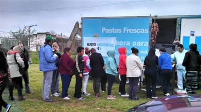 Vuelve el cami�n de pastas y l�cteos para todos