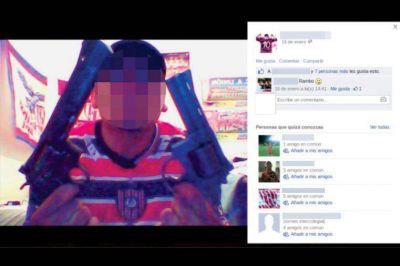 Inseguridad y violencia: la ostentaci�n de armas por Facebook ya tiene un puntapi� judicial