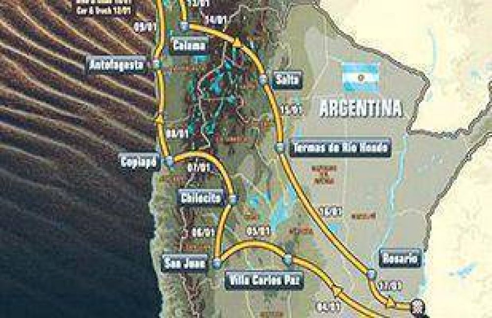 El Dakar 2015 pasar� por Salta el 14 y 15 de enero