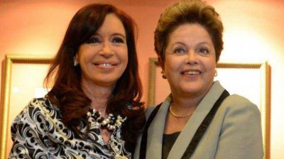 Cristina Kirchner felicit� a Dilma Rousseff