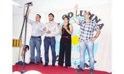 Pugliese present� su agrupaci�n, con Facundo Moyano en el escenario