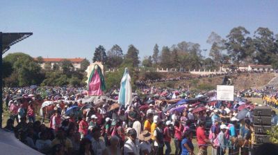 J�venes se encontraron con la Virgen del Rosario de R�o Blanco y Paypaya