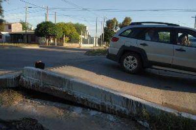 La temperatura infernal abri� el pavimento