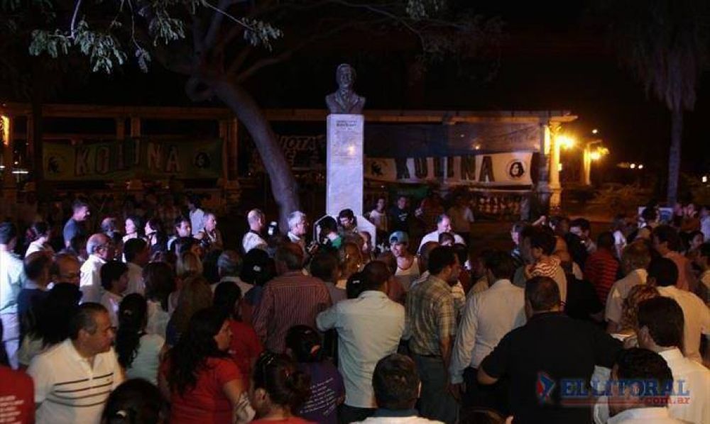 El peronismo record� a N�stor Kirchner