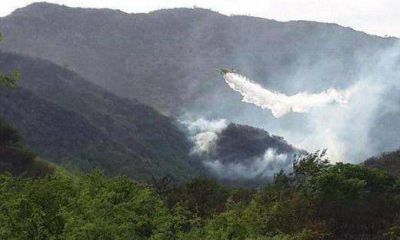 Bomberos controlaron incendio reiniciado en la Comuna San Roque
