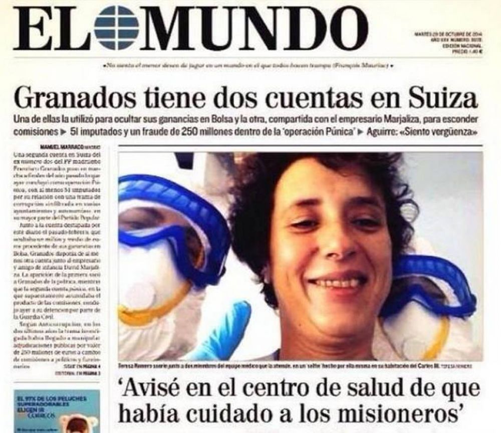 Habl� Teresa Romero, la enfermera espa�ola que se contagi� �bola
