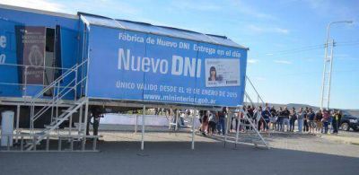 Ma�ana atender� el cami�n f�brica de DNI en R�o Gallegos