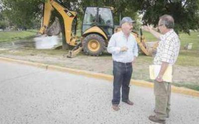 Azul: Intendente Inza supervis� trabajos en el Puente San Mart�n