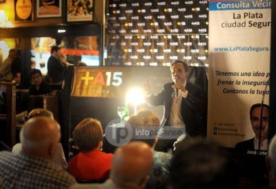 Jos� Arteaga lanz� una consulta vecinal sobre seguridad