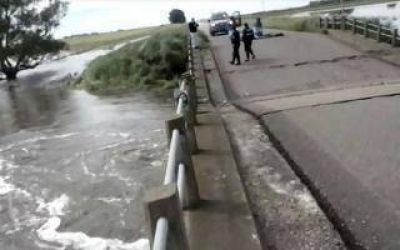 Temporal: Intendente Oreste confirm� que hay m�s de 50 evacuados en Coronel Pringles