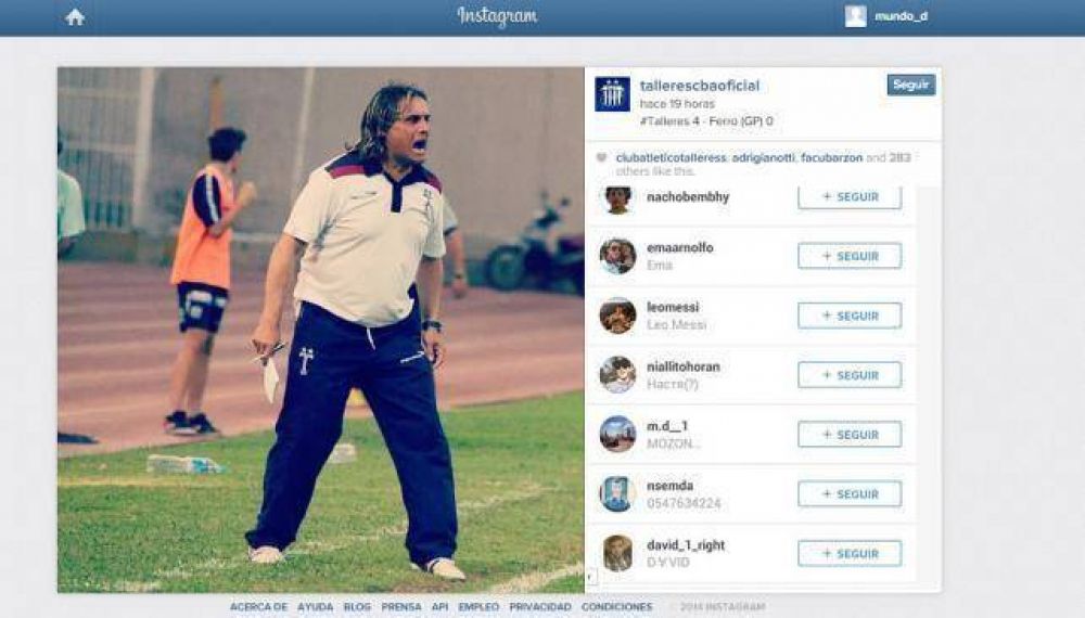 A Messi le gusta Talleres