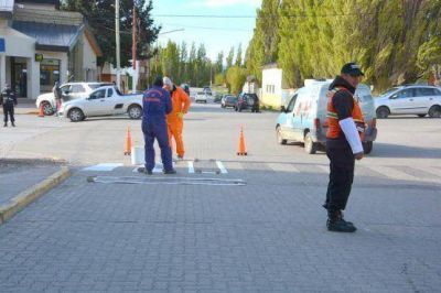 El Municipio comenz� con los trabajos de demarcaci�n sobre Av. del Libertador