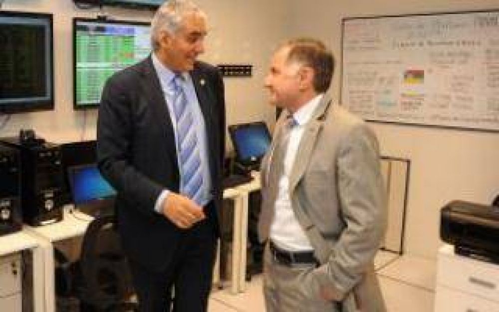 Florencio Varela: Montoya y Pereyra recorrieron la empresa Provincia NET
