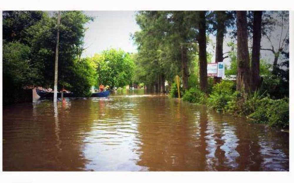 Por las inundaciones, decretan en Pilar la emergencia h�drica