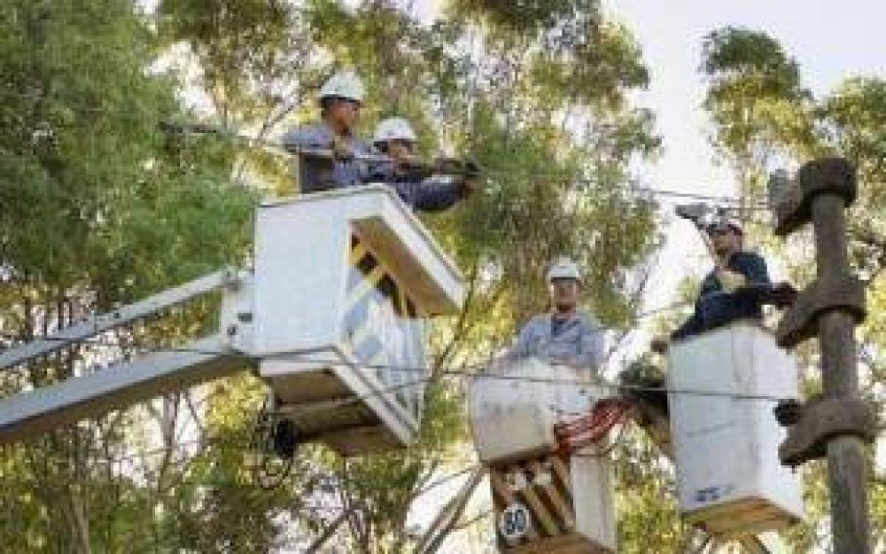 La Plata: Tras el temporal, restablecen poco a poco el servicio el�ctrico