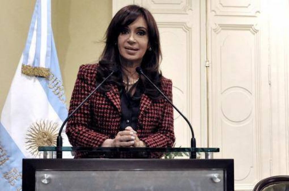 Cristina destac� el valor de la militancia y record� a N�stor Kirchner