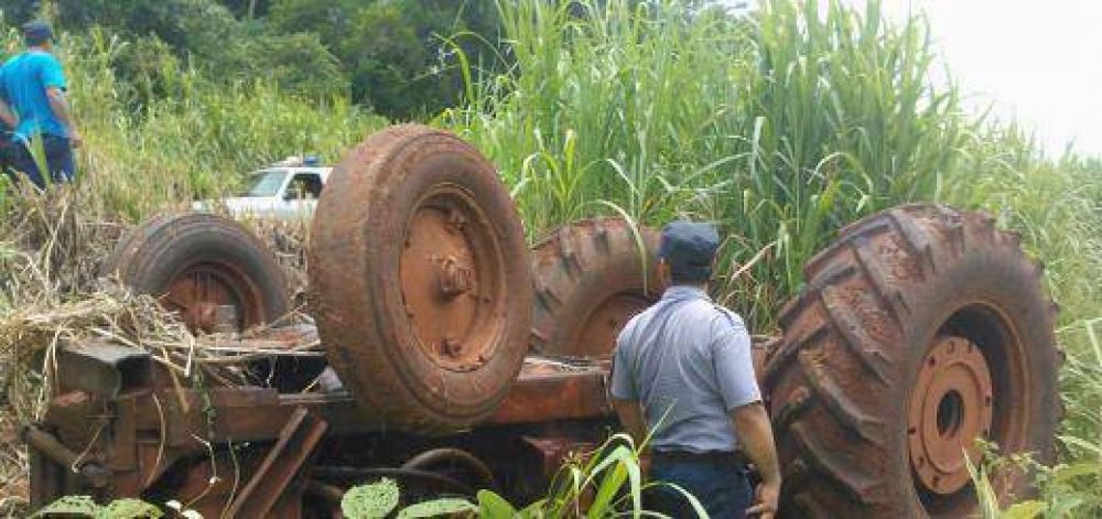 Un hombre muri aplastado por el tractor que conduca