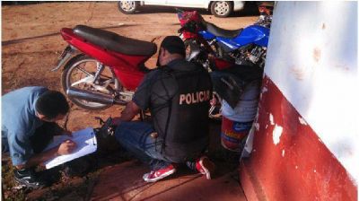 Tras allanamientos recuperaron partes de motos y hay un detenido