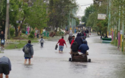 Quilmes: Decenas de evacuados por sudestada y crecida del R�o de la Plata