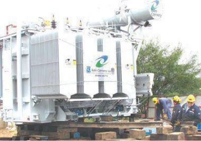 Colocaron un transformador de energ�a en el Parque Industrial 