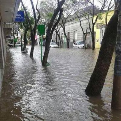 As� est�n las calles en la Ciudad y el Conurbano por las lluvias y la sudestada