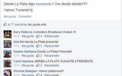 Desde qu� lugares apoyan la b�squeda del Tunante II