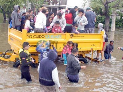 Evacuados por la sudestada