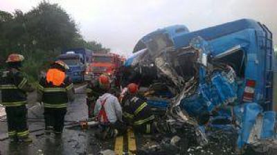 Trasladan a Chivilcoy al herido del accidente de la Ruta 5