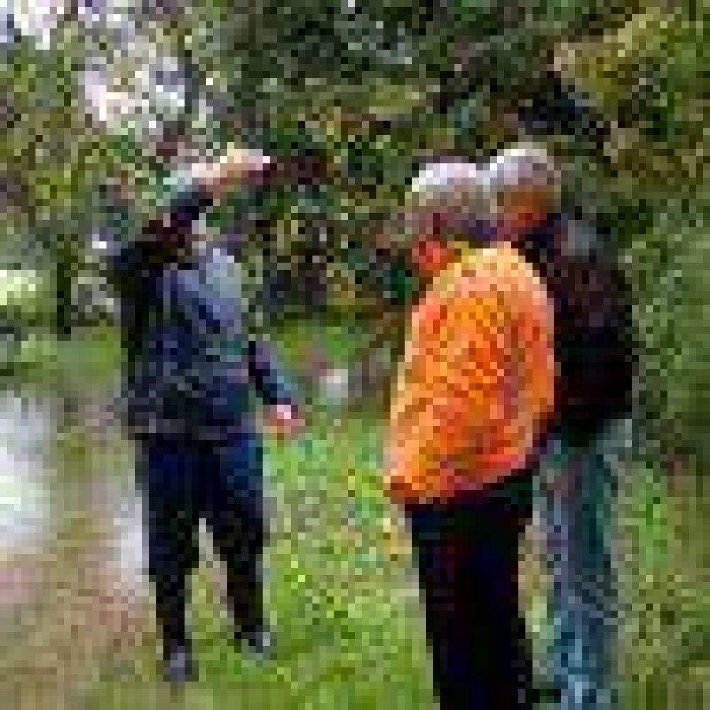 Recorrida por la zona rural afectada por las lluvias