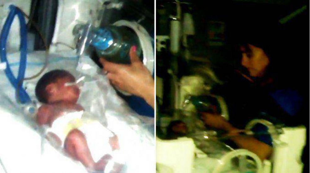 Milagro en el apag�n: m�dicos operaron con la luz de un celular en Quilmes