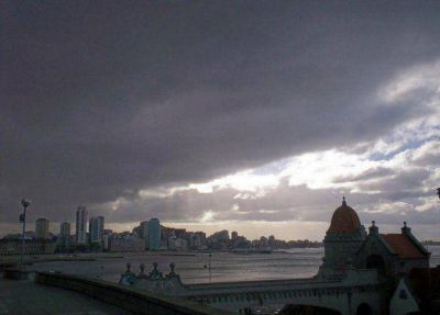 Mar del Plata tambi�n: anegamiento de calles y ca�da de �rboles por el Temporal