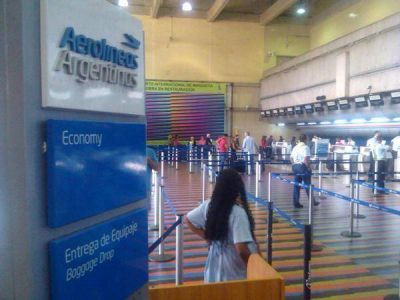 Venezuela suspendi� la venta de pasajes de Aerol�neas Argentinas