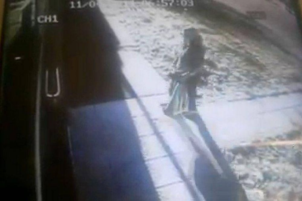 Una mujer abandona gatos dentro de una bolsa en la puerta de una veterinaria