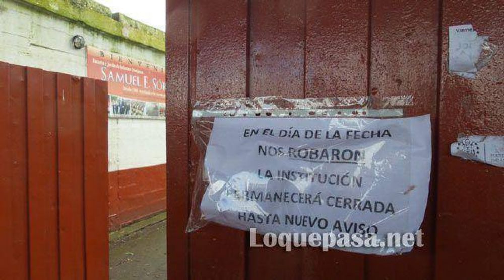 Cierre de una escuela por los robos: �Se han pasado todos los l�mites�